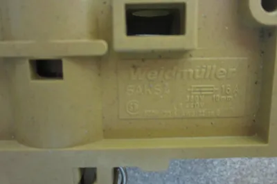 5 WIEDMULLER SAKS4 TERMINAL BLOCK