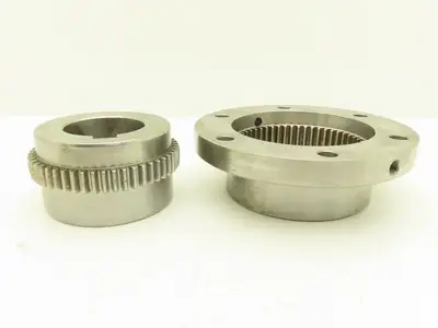 Amerigear Series 200 FS Flexible Gear Coupling Hub & Sleeve 2-3/8"Bore 7" Flange