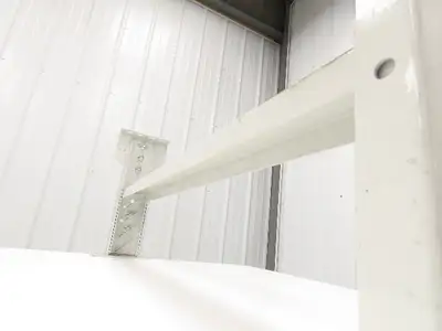 Hytrol HPS-6 43"W Conveyor Leg Stationary Floor Support 19-5/8" to 25-5/8" WHITE