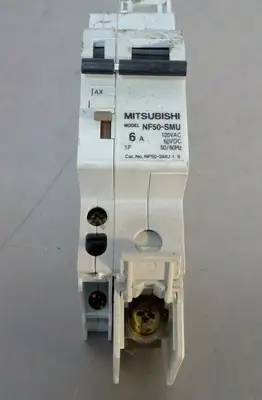 Mitsubishi Electric NF50-SMU 6A No-Fuse Breaker - AX-05SMU 4D
