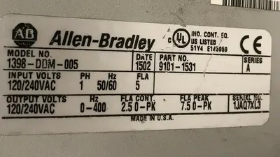 USED ALLEN-BRADLEY 1398-DDM-005