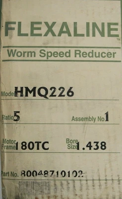 NEW GROVE GEAR HMQ226-1 SPEED REDUCER 5:1 HMQ2261