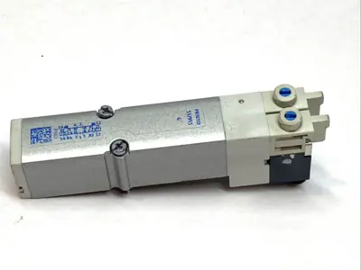 USED FESTO SOLENOID VALVE 5/3 CLOSED 24VDC 20MM ISO PNEUMATIC 537955