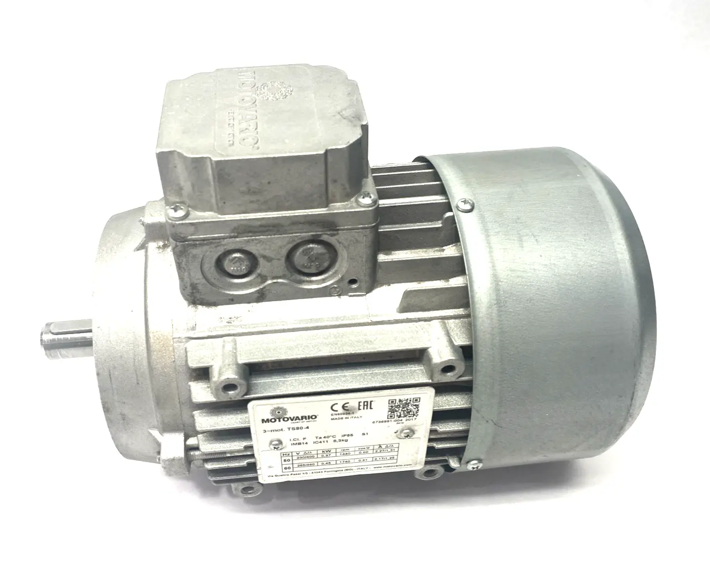 Used Motovario Electric Motor 3-Phase 0,37kW 1440rpm A.C. Motors Michigan US | Maverick Industrial Sales #1392593