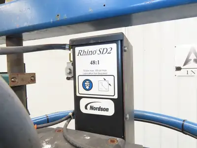 Nordson Rhino SD2 Drum Unloader Pneumatic Pump 48:1 Ratio 100PSI