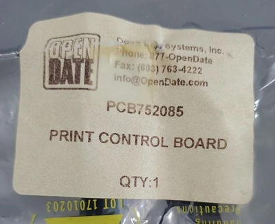 USED OPEN DATE SYSTEMS PCB752085