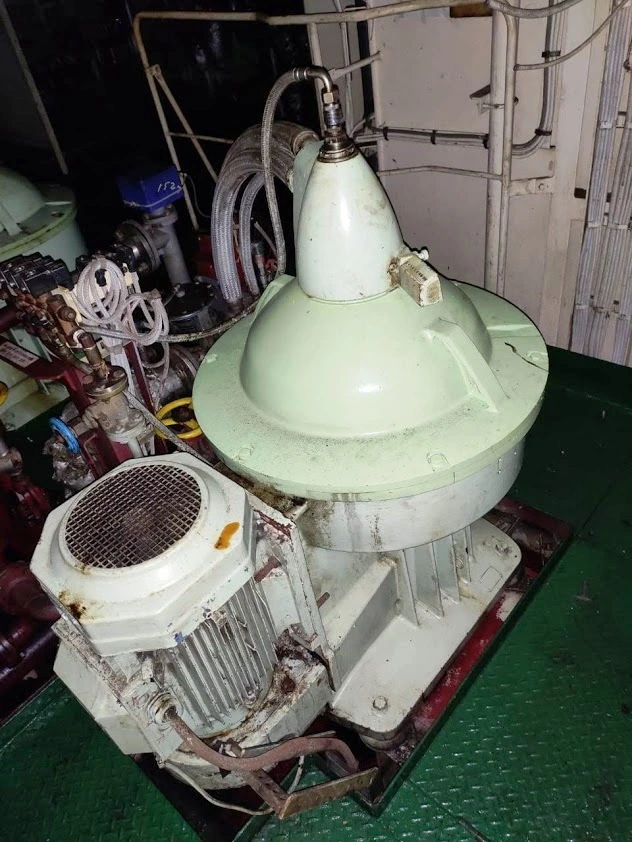 Alfa-Laval S-856 fuel/lube oil purifier, 316SS.