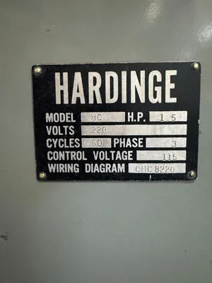 HARDINGE HC-AT Turret Lathes (Ram & Saddle) | RELCO MACHINERY (15)