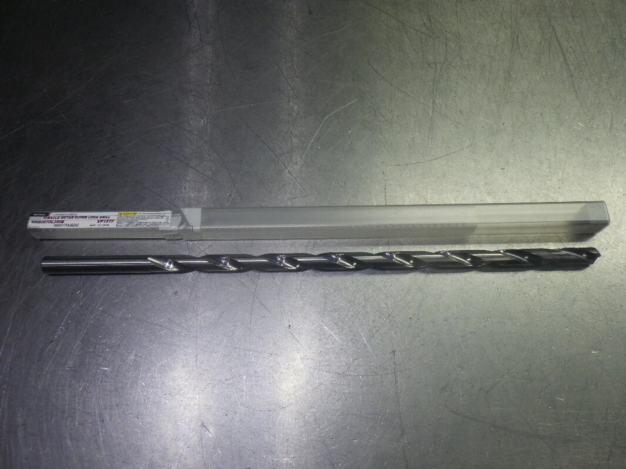 Mitsubishi 9.7mm Coolant Thru Carbide 23xd Drill 10mm Shank MHS0970L250B VP15TF (LOC927A)