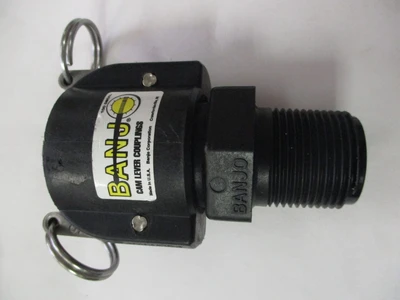 NEW Banjo 1 3/8 Polypropylene Cam Lever Coupling