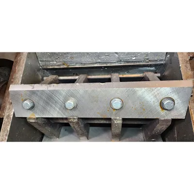 Used 10HP Industrial Plastic Granulator Knife Shredder - 8" dia. X 16W