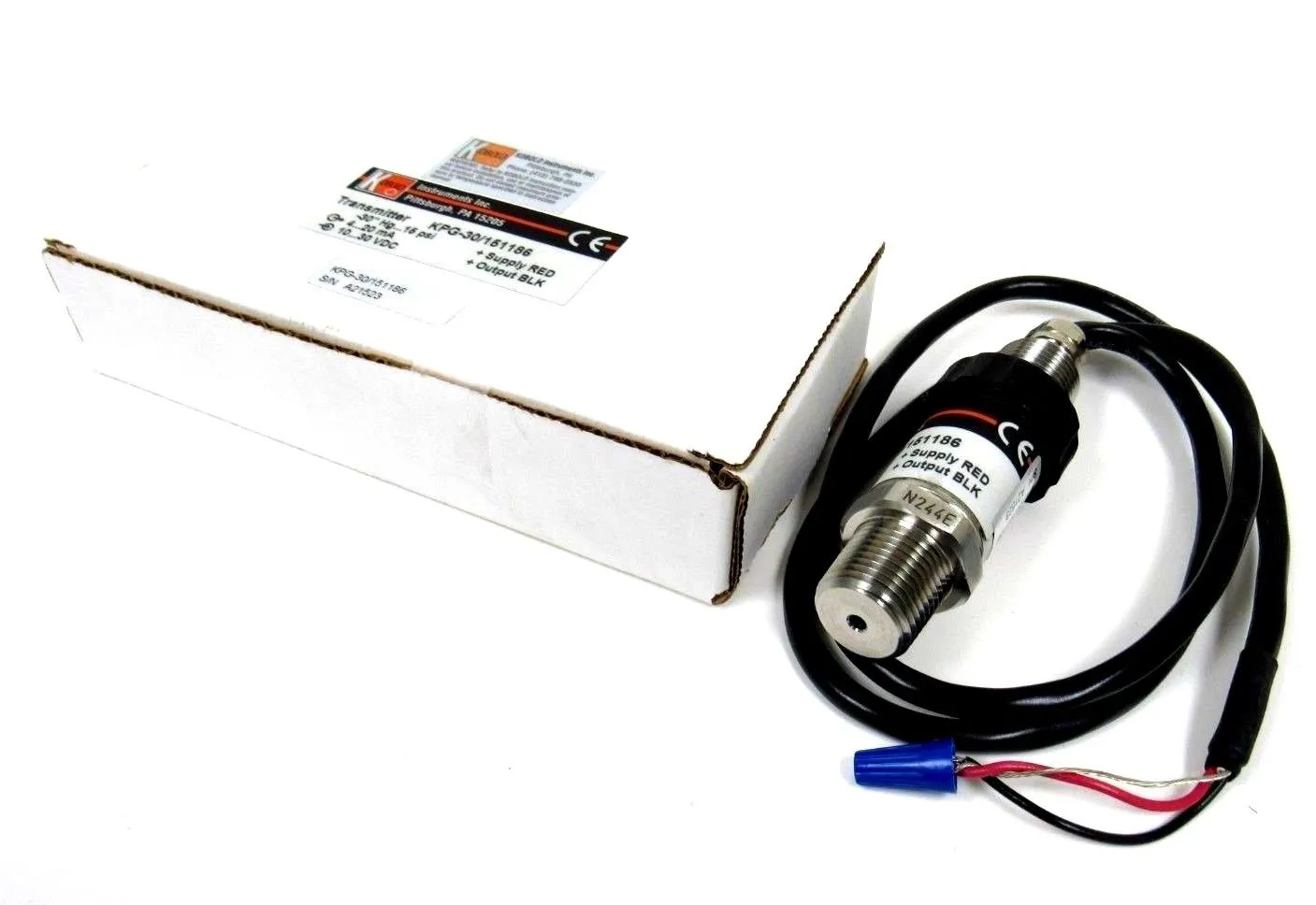 NEW KOBOLD KPG-30/151186 PRESSURE TRANSMITTER KPG30151186