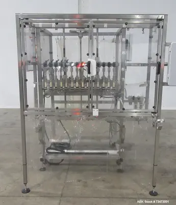 Used Inline Filling Systems 14-Head Automatic Inline Pressure Filler