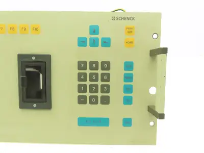 Schenck CAB 750 Face Plate with Keypad Operator Station & AECV700 Circuit Board