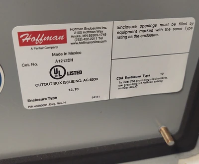 USED Hoffman A1212CH