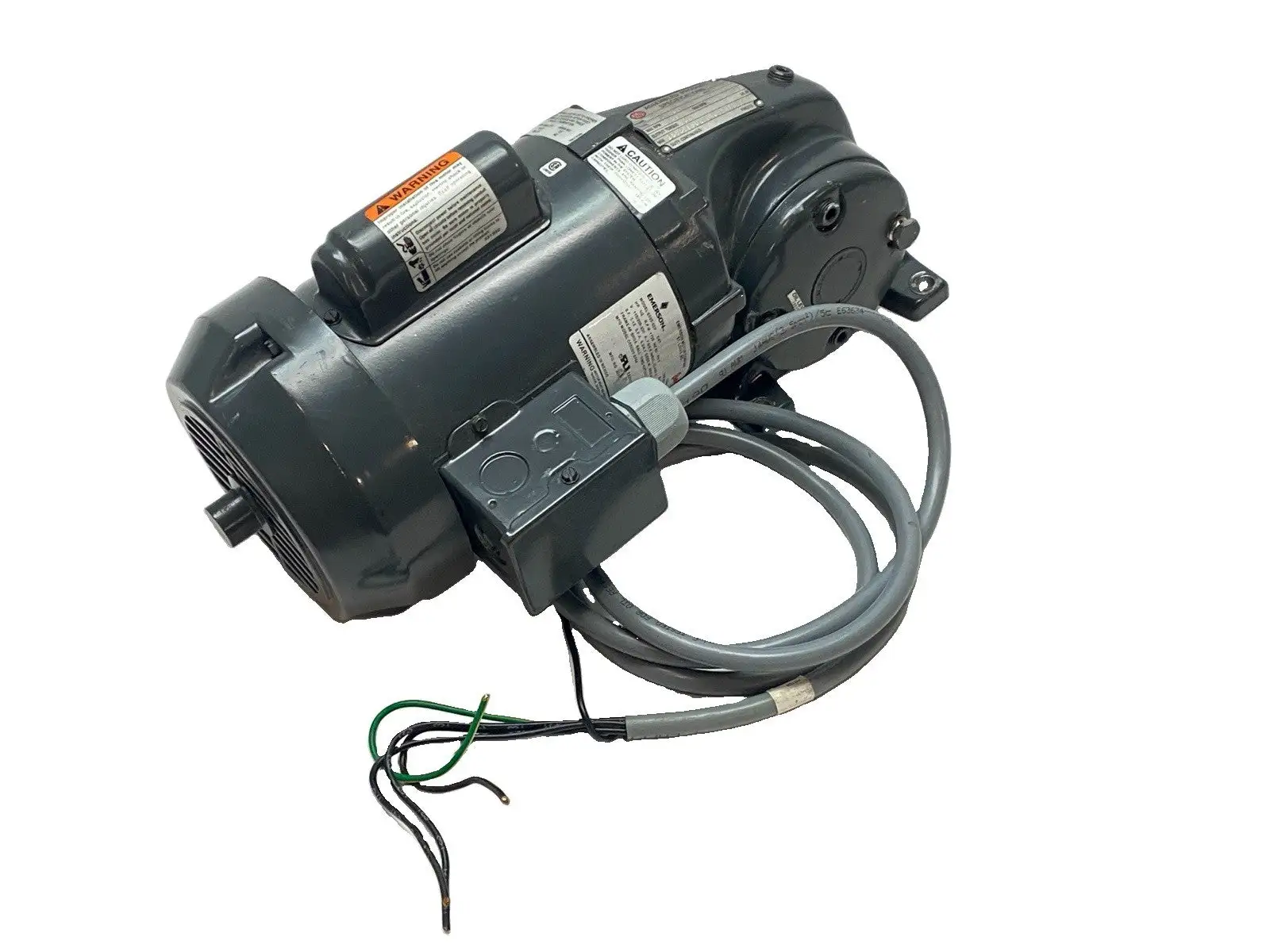 Used Emerson Industrial Gearmotor Right Angle 1725RPM 1PH 1/2HP 115/208-230V Gearmotors Michigan US | Maverick Industrial Sales #1389238