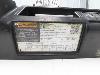 Hyster 8539580 Forklift Display Controller Module Rev 0 W/Key Off E80XN