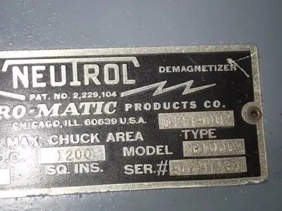 USED ELECTRO MATIC G1000