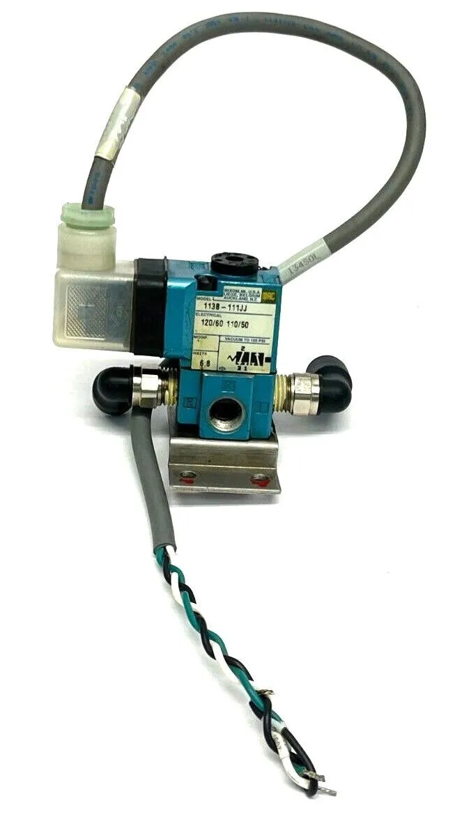 113B-111JJ | MAC Valves  Solenoid Valve w/ Canfield P5167-1661000 MPC Type 6 20" - Used