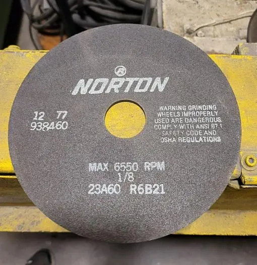 Used NORTON 23A60-R6B21 Grinding Wheels Wisconsin US | Lemke Machinery Sales #310465