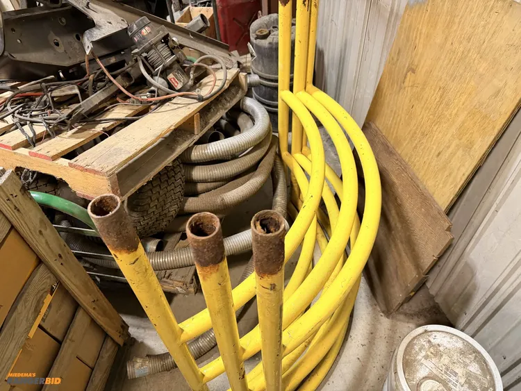 Used LOT INCLUDES EVERTHINGY ON THE CART: WINCHES AND RACK, SMALL TIRES, CART, AND MORE. _UNKNOWN_ Maintenance Carts Michigan US | Miedema Asset Management Group #1304328