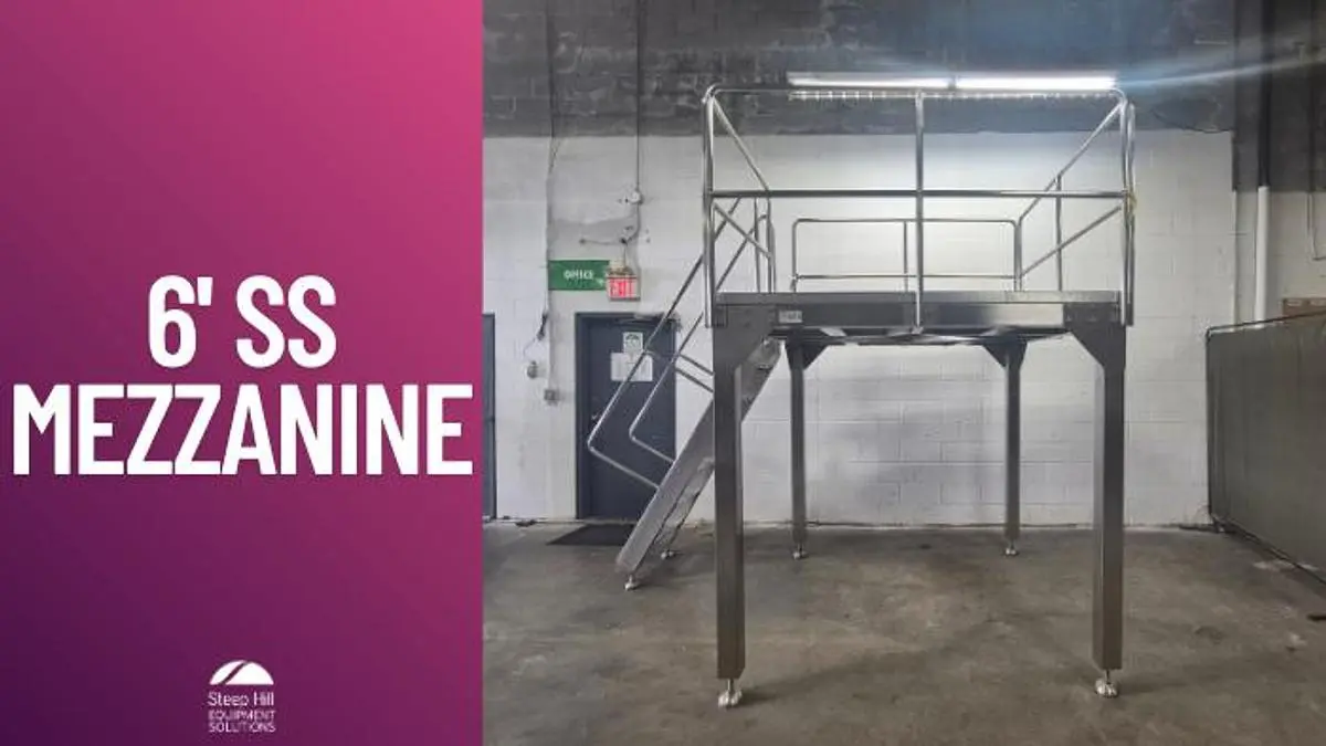 6' Stainless Steel Mezzanine