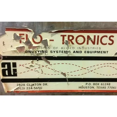 Used 10" Flo-Tronics Stainless Steel Rotary Airlock Side Entry Valve