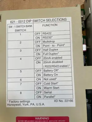 USED Honeywell Honeywell 621-0012