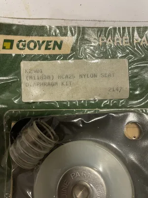 Goyen K2501 M1183B RCA25 Nylon Seat Diaphragm Kit -NIB