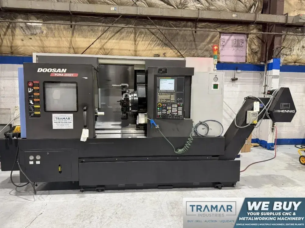 Used 2014 DOOSAN PUMA 2600Y CNC Lathes Ohio US | HGR 24 #1244666