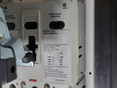 20/15A, 3 Pole, 600V Circuit Breaker HFD Bucket for Freedom 2100 MCC Frame