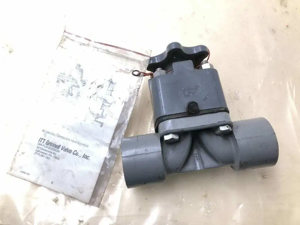ITT Grinnell Valve Co. DIA-FLO 3/4″ PVC Diaphragm Valve