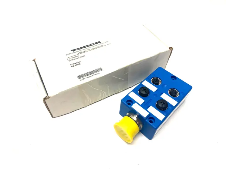 Used TURCK EUROFAST 4-PORT JUNCTION BOX M23 MAIN CONN. Electrical Boxes | Maverick Industrial Sales #1120003