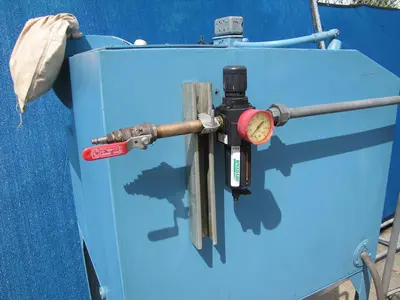 Process Systems Sand Blast Blasting Cabinet with Dust Bag Collector New Gloves