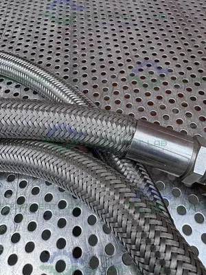 Unbranded Stainless Steel Braided Hose 130" w/ Quick Connect Fitting