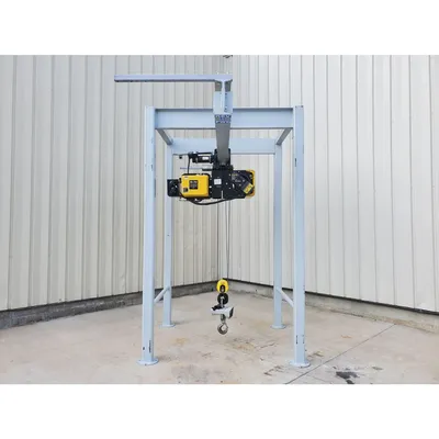 Used 2.5 Ton Dynamic Air BulkBuster Bulk Bag Unloader w/ Conveying Transporter