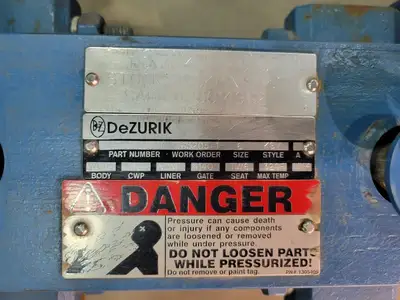 USED DEZURIK 9638850R001