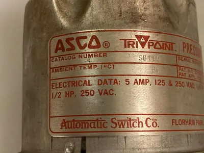 New | in-Stock ASCO SB11A Miscellaneous Equipment (Electrical & Power) Ohio US | Surplus Asset Holdings #1239164