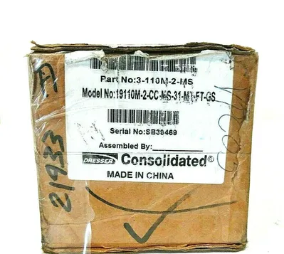 NEW GE DRESSER 19110M-2-CC-MS-31-MT-FT-GS RELIEF VALVE 3-110M-2-MS