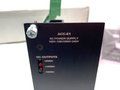 USED DELTA TAU AC INPUT POWER SUPPLY KIT, BLACK FACE PLATE