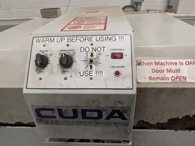 Cuda Parts Washer