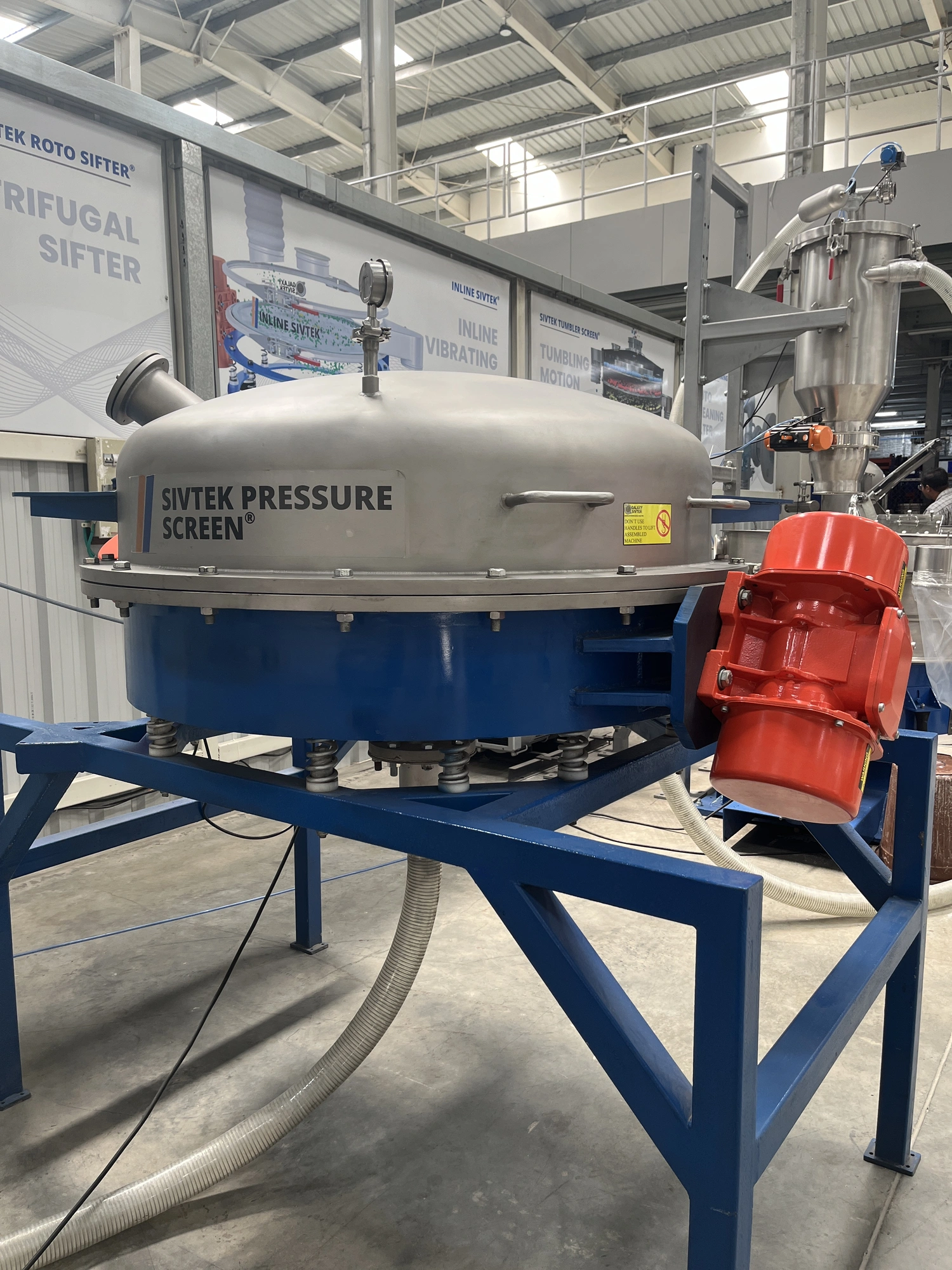 New Pressure Sieve 1016 mm x 0.63 m2