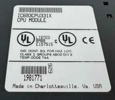 NEW GE FANUC IC693CPU331X CPU MODULE 90-30 IC693CPU331