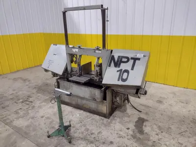 22" X 32" W.F. WELLS HORIZONTAL BANDSAW. STOCK #0133025
