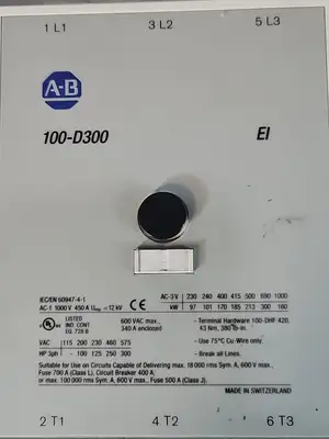 Allen Bradley 100-D300 Ser B Contactor (BIN641)
