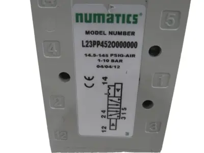 NEW NUMATICS L23PP452O000000 AIR PILOT VALVE