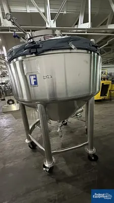 Feldmeier 1600 Liter Feldmeier Kettle, 316L S/S, 15/100#