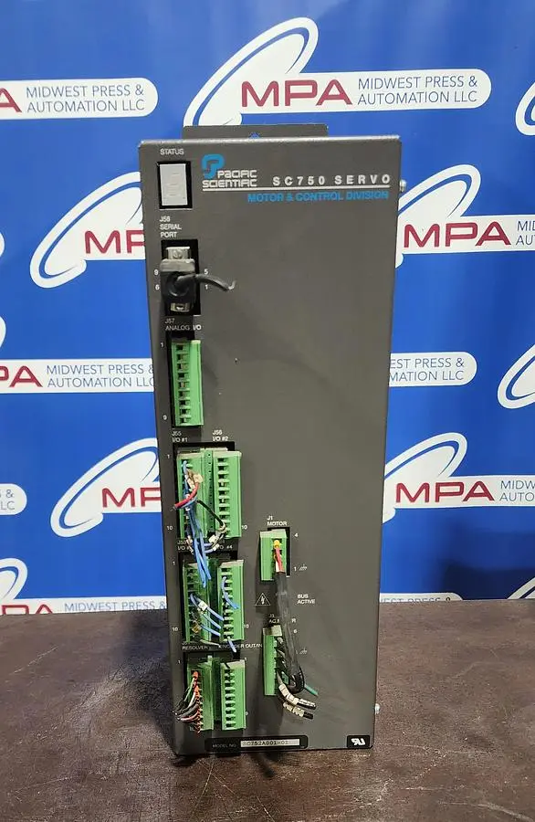 Used PACIFIC SCIENTIFIC SC752A001-01 Servo Drives Michigan US | Midwest Press and Automation #1317029