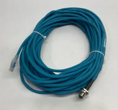 New | in-Stock AlphaWire Ethernet Network Cable M12 4-Pin to RJ45 Straight Cable & Wire Michigan US | Maverick Industrial Sales #1391150