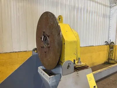 120" SWING X 208" LONG WELDING SYSTEMS HEADSTOCK & TAILSTOCK POWERED WELDING POSITIONER / PIPE ROLLER: YOBRO #23957